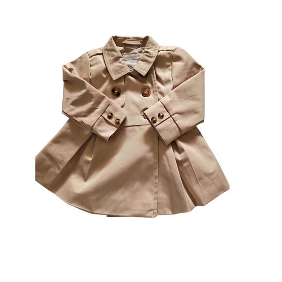 Tahari Baby Girl Double Breasted Trench Coat  3-6 month - Picture 1 of 5